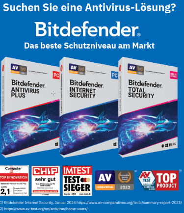 Bitdefender – Starker Schutz für Ihre digitale Welt